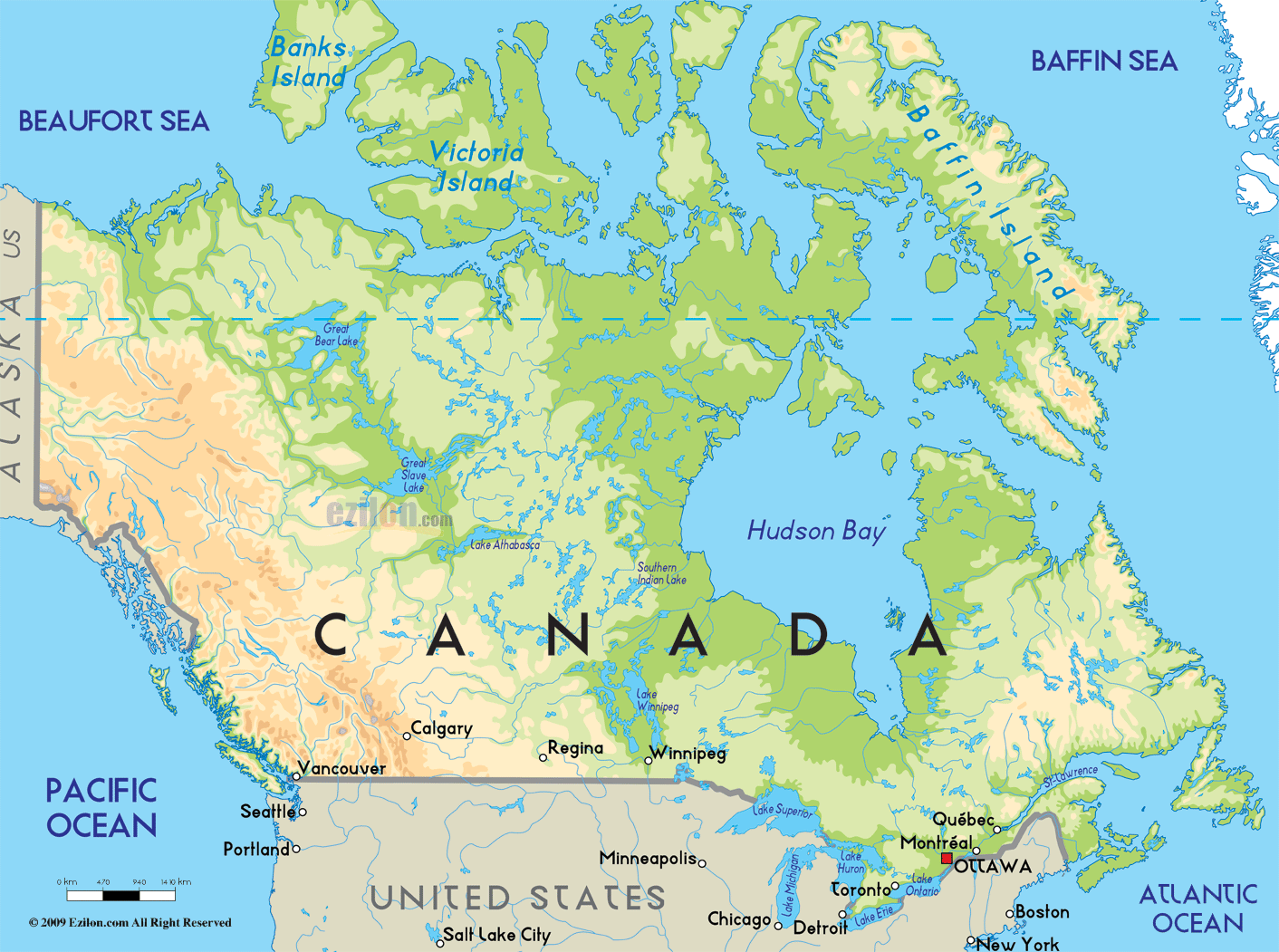 Canada map